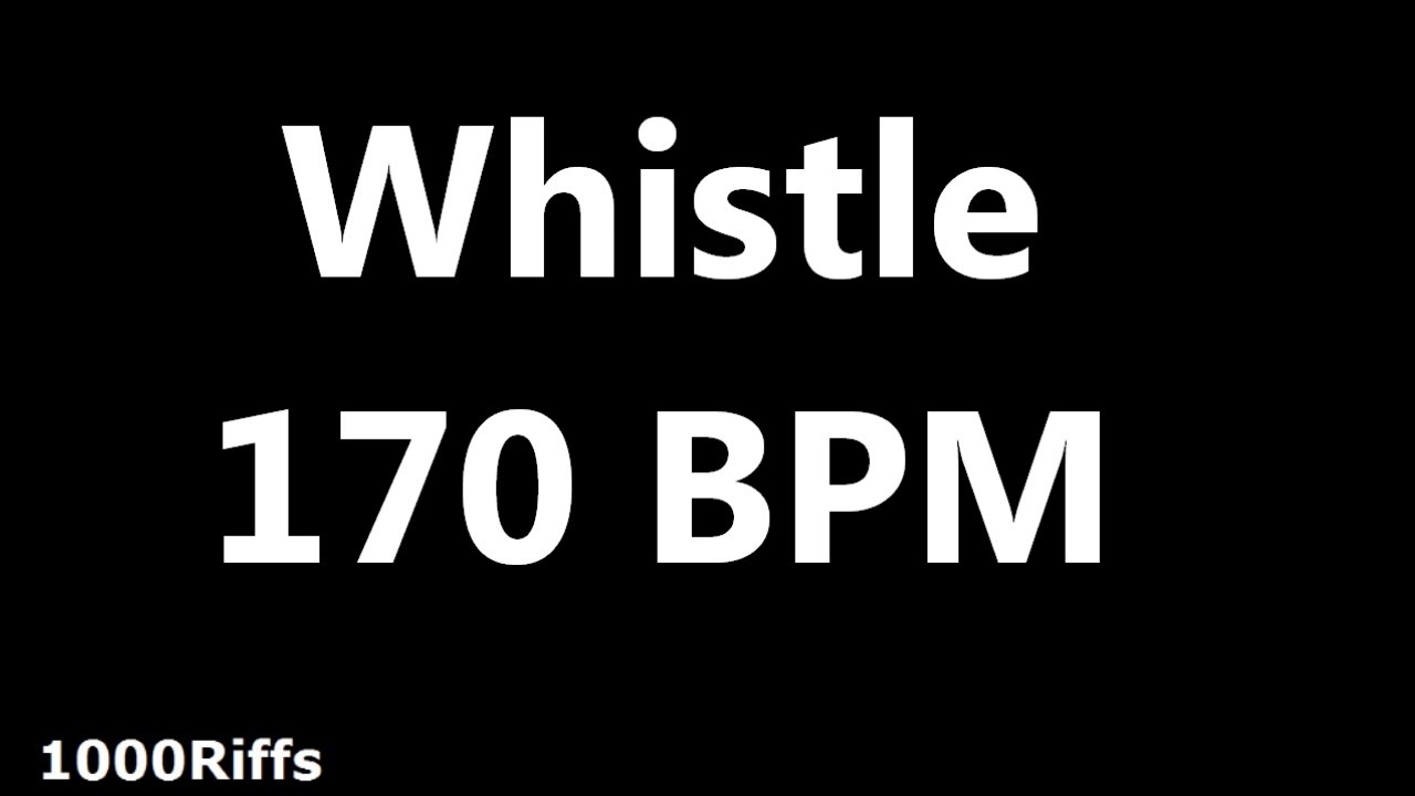 Whistle Metronome 170 BPM YouTube
