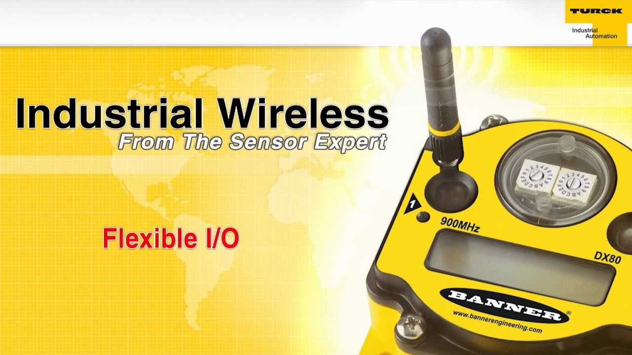 Industrial Wireless I/O Banner YouTube