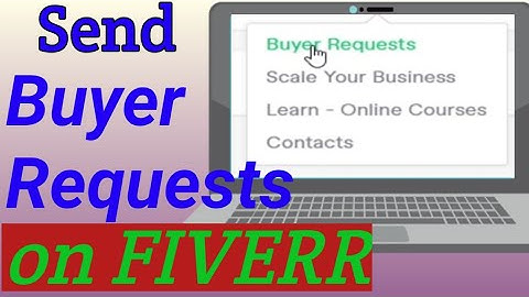 how to send buyers request in fiverr | #buyer_request | #fiverr_tips | send buyer request in fiverr