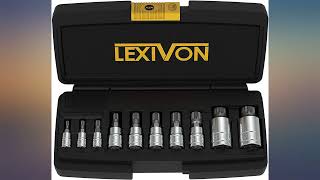 LEXIVON Master HEX Bit Socket Set, Premium S2 Alloy Steel | Complete 32-Piece, SAE review