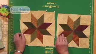 Sew Easy Lesson: How-to make a Rapid Fire LeMoyne Star