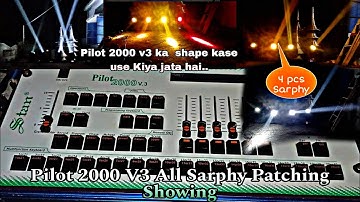 PILOT 2000 V3 ME SARPHY KA SHAPES KASE USE KIYA JATA HAI #pilot2000 #dmxcontrol #viral #dmx#trending