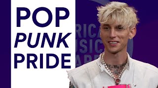 Machine Gun Kelly is proud to bring Pop Punk back to the American Music Awards