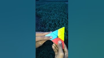 0.02 second solve pyraminx cube #viral #video #youtube #shorts