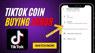 TikTok Coin Buying Error In UAE