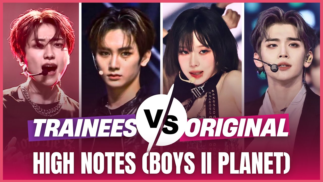 High Notes] BOYS II PLANET vs ORIGINAL SINGERS | aespa, ZB1