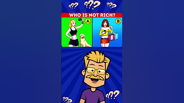 Who is not rich?? #quizchallenge #riddlejourney #shorts