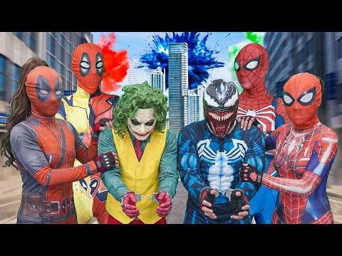Siêu Nhân Nhện GIẢI CỨU!! Deadpool ĐÓNG GIẢ Làm Hội NGƯỜI XẤU! Tổng Hợp Video Hành Động Hay Nhất