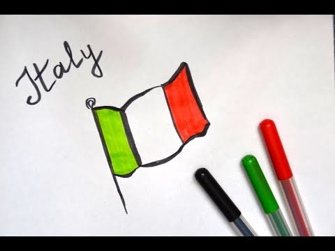 Video: Come Disegnare Una Bandiera