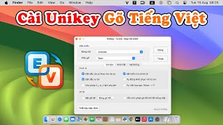 Cách Cài Unikey EVKEY gõ Tiếng Việt trên MacBook MacOS