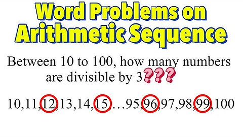 Word Problems on Arithmetic Sequence (Part 1)