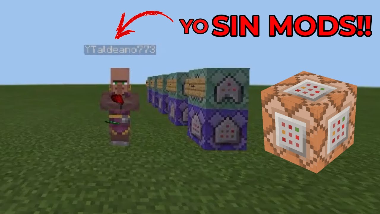 Como convertirse en cualquier mob en Minecraft sin Addons ni mods - YouTube
