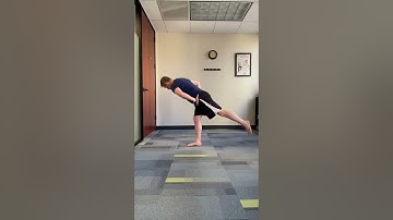 Closed Kinetic Chain Single Leg Hip Internal and External Rotation