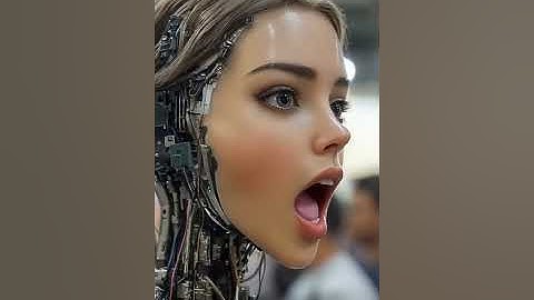 🤖 Half Human, Half Machine – Stunning Robot Face Reveal! ✨ #FutureAiRobots #HumanVsAI