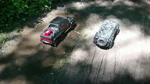 Traxxas TRX6 Mercedes G 63 6x6, TRX4 LR Defender, TRX4 Tactical Unit, RC Boat, expe Rusovce