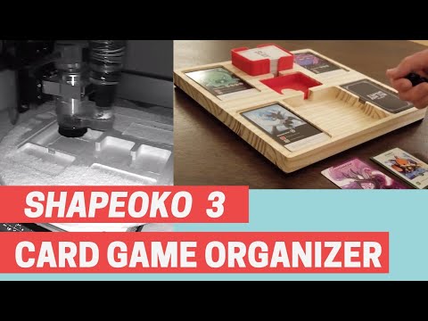 Shapeoko CNC + 3D Print Project - Here to Slay Card Game Organizer