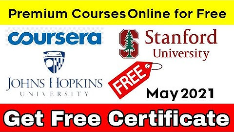 Cousera & Stanford university Premium Courses For Free | Get Professional Certificates |