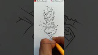 Drawing Gohan X Superman - Name this character