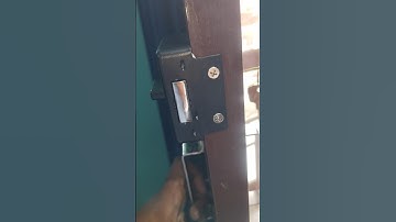mini deadbolt lock installation#video #viralvideo #trendingshorts #ytshorts #vlog #doorlock #videos