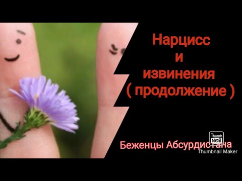 Нарцисс и извинения