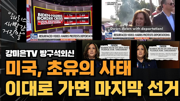 이번이 미국 마지막 진짜 선거일수도... 충격 실상 [강미은TV 방구석외신]