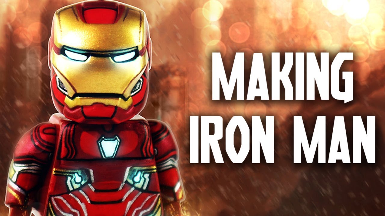 custom lego iron man mark 50