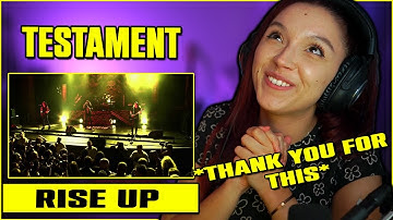TESTAMENT - Rise Up | First Time Reaction