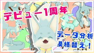 【デビュー1周年記念(後編)】これまでの歩み、これからの目標！【徹底分析/模様替え】