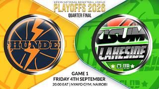 N. CITY THUNDER vs K. LAKESIDE -GAME 1 | KNBL Men's Playoffs -FRIDAY 4th SEPTEMBER @ NYAYO GYMASIUM screenshot 1