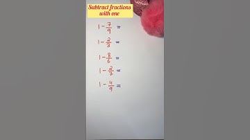 Now subtract fractions with 1……#maths #mathtricks #mathhacks #mathematics #trending #trendingshorts