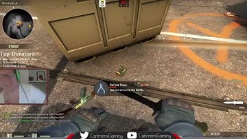 AWP clutch with defuse on Overpass | Counter-Strike: Global Offensive
