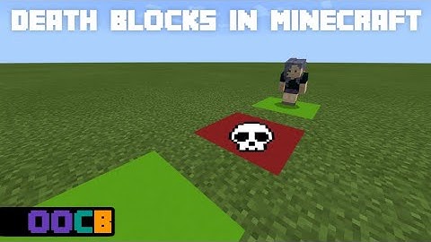 How to make DEATH BLOCKS (Pocket Edition, PS4, Xbox, PC, Switch)