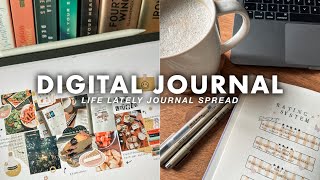 Digital Journal with me / Life Lately / Weekly Recap / iPad Journal / Goodnotes / Documenting Life