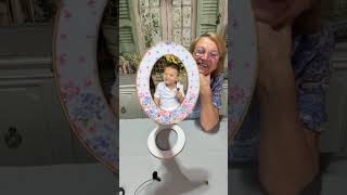 Dollar Tree Oval Frame Makeover