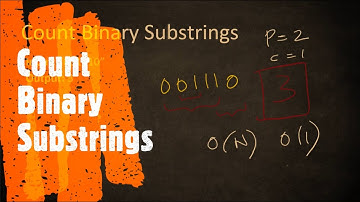 Count Binary Substrings | LeetCode 696 | Coders Camp