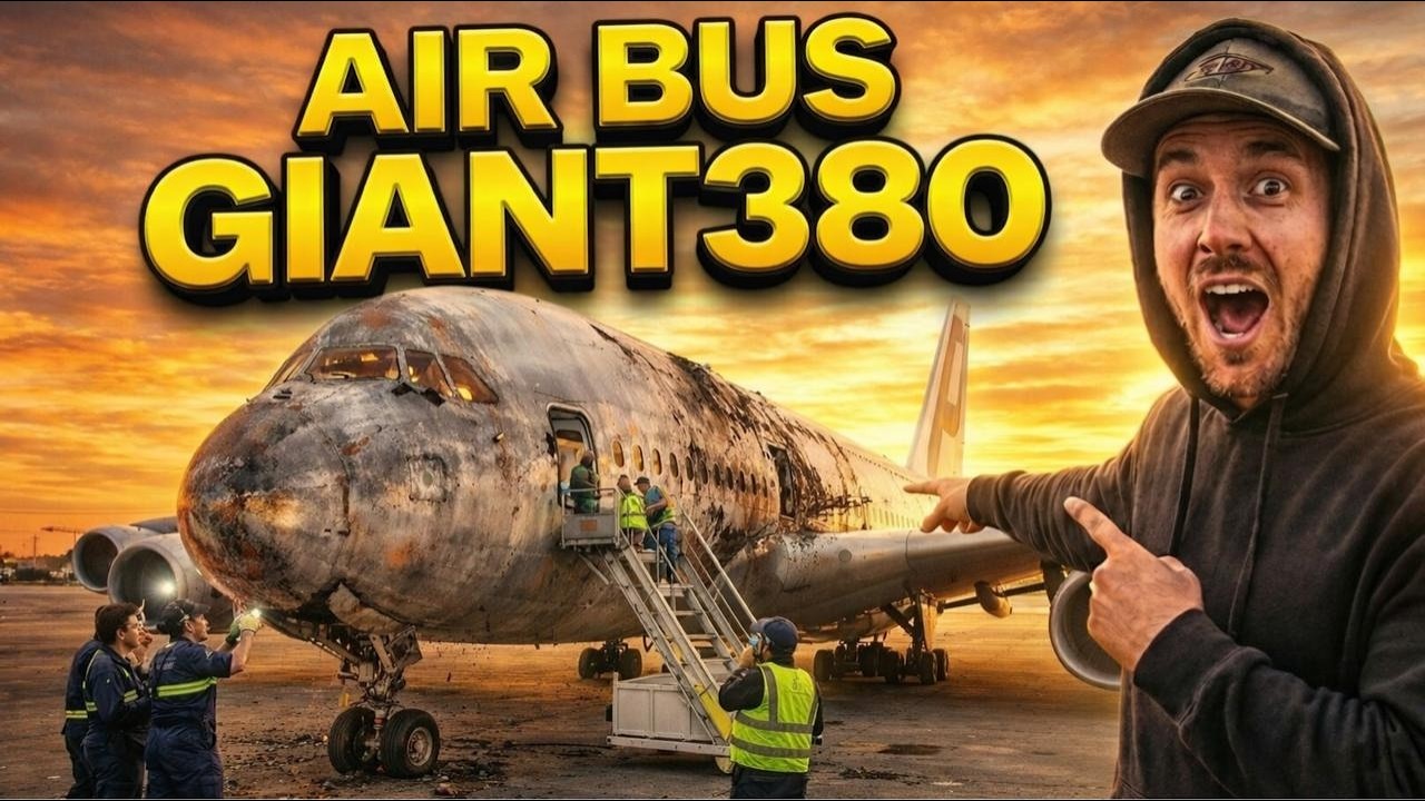 AirBUS Gaint380 full restoration #viralvideo #carrestorationproject #aviation #shortsfeed #ytshorts