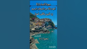 سورة النساء الآية ١٠
