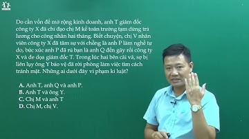 [BGHT] LUYỆN ĐỀ PEN-I 2021: ĐỀ SỐ 01 (P2) - Môn GDCD - Thầy Trần Văn Năng