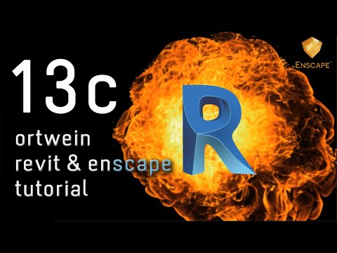 Ortwein revit & enscape tutorial 13c - Enscape Accessoires, Positionieren, Austauschen von Inhalten