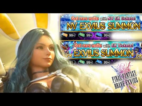 OVER 800 SUMMONS! | Final Fantasy Brave Exvius - Goodbye My EX Tickets - Until We Meet Again