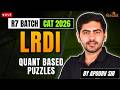 Quant Based LRDI Puzzles CAT 2026: Solve High Quality Sets From Scratch | Apoorv Sir Rodha