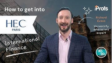 HOW TO GET INTO HEC INTERNATIONAL FINANCE