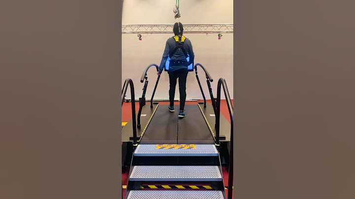 Walking training with biofeedback for falls prevention. Our lab yesterday.