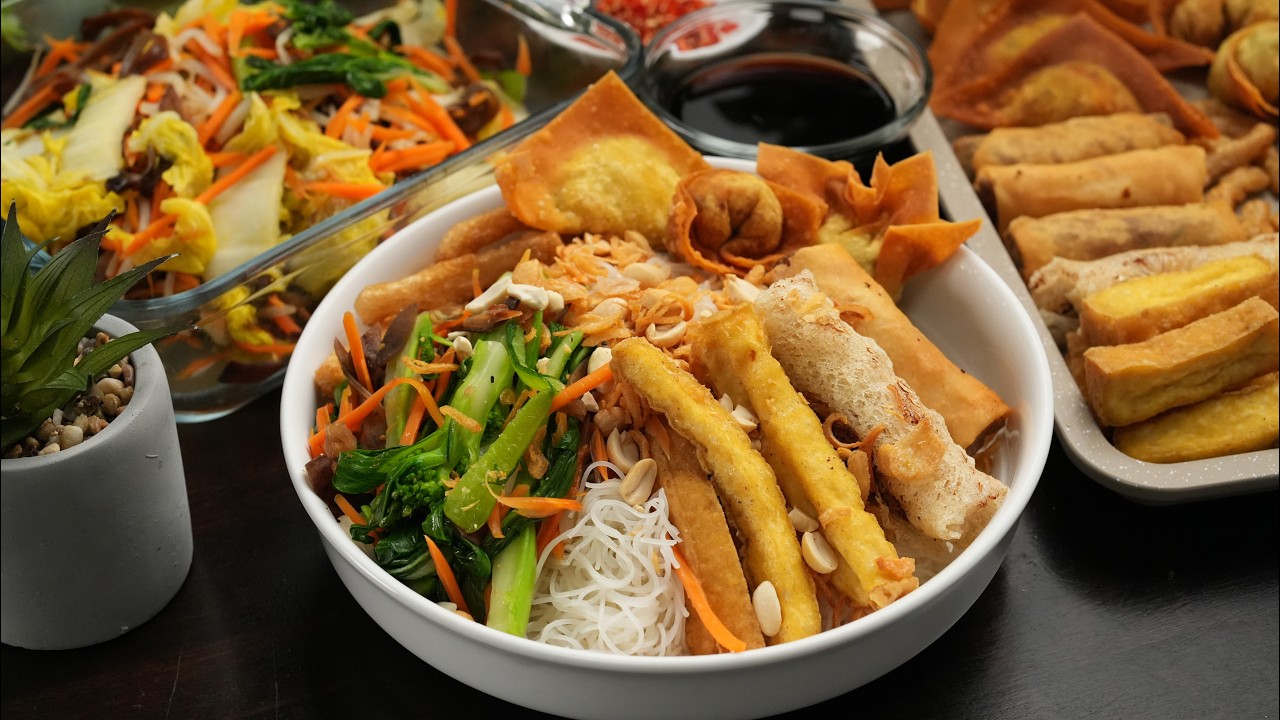 Bún Gạo Xào Chay