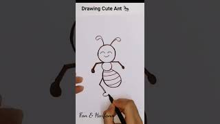 الجمال عدا الكلام?Easy Drawing  Ant from circles