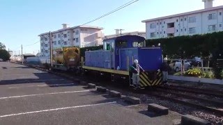 日豊貨物4075ﾚEF81-452 北川鉄橋～旭化成専用線 2015.12.13