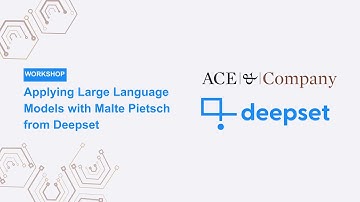 Workshop on Applying Large Language Models with Malte Pietsch from Deepset