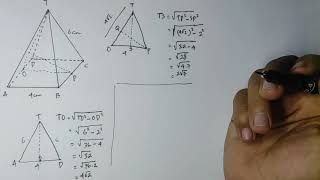 Soal Dimensi Tiga (Limas) - Matematika Wajib SMA Kelas 12
