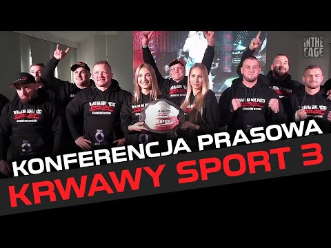 Krwawy Sport 3: Konferencja prasowa z udziałem Wrzoska, Przybysza i Wlazło