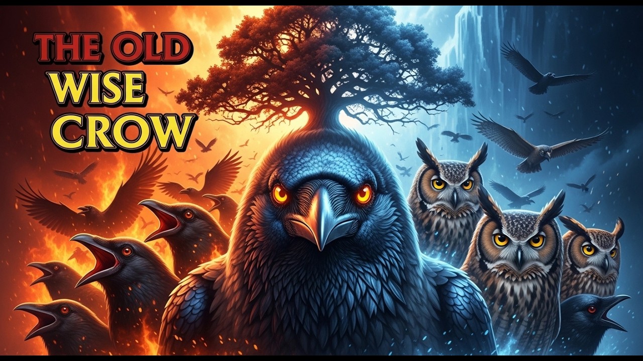 The Old Crow Who Outsmarted an Entire Owl Kingdom